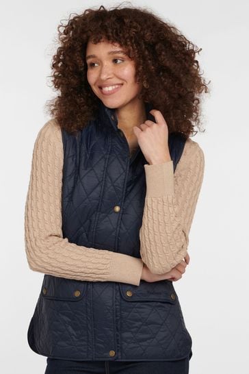 Navy best sale barbour gilet