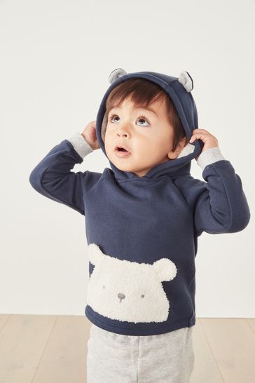 Buy The White Company Baby Lumi Bear Hoodie Jogger Set from Next Ireland