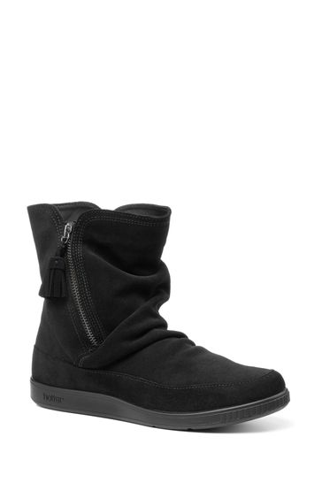 Hotter Pixie III Black Zip Fastening Boots
