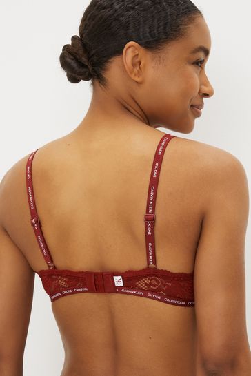 Buy Calvin Klein Red Balcony CK One Bra from Next Luxembourg