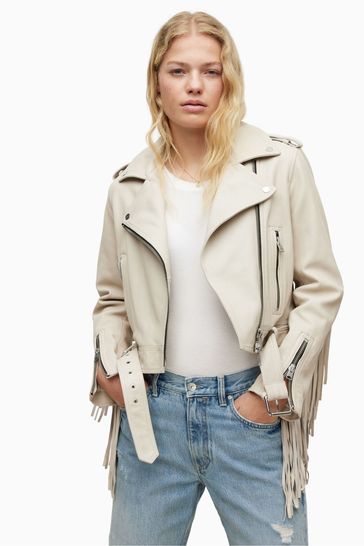White tassel jacket hotsell