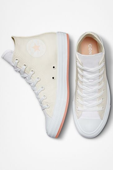 Cream on sale converse trainers