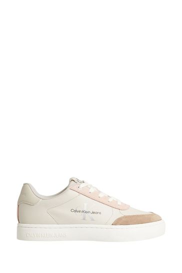 Calvin Klein Natural Classic Lace Up Trainers