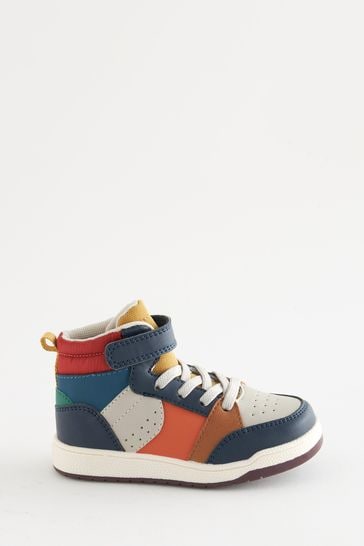 Blue and orange high tops hot sale