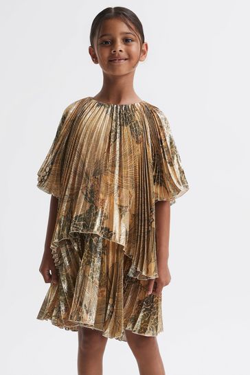 Gold reiss dress sales