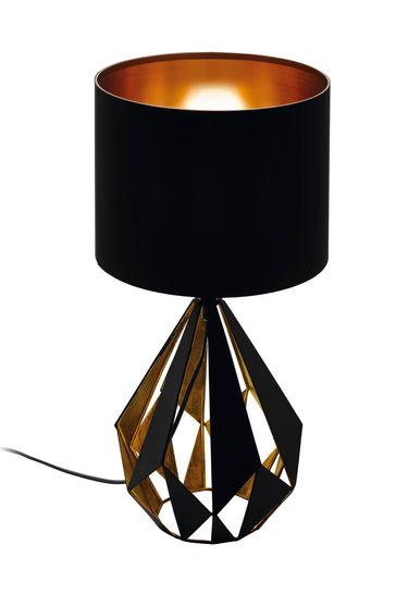 Eglo Black/Copper Carlton 5 Table Lamp