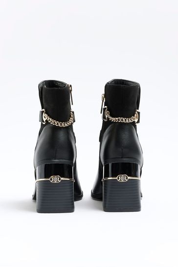 River island block heel boots hotsell