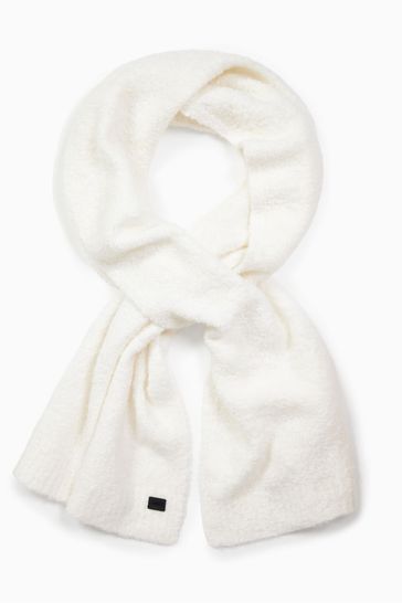 AllSaints White Darby Blanket Scarf