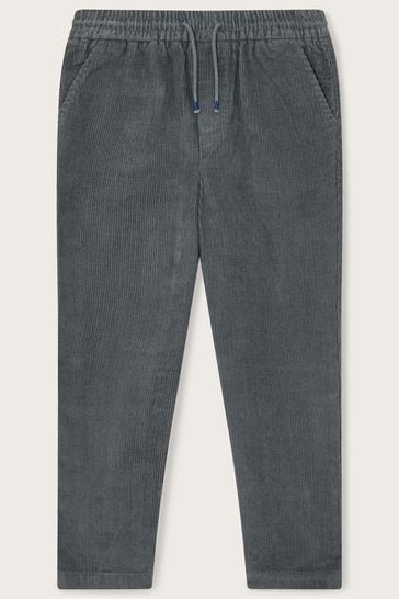 Buy Monsoon Grey Tapered Cord Trousers from Next Australia