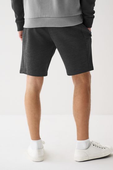 Grey shorts with zip pockets shop