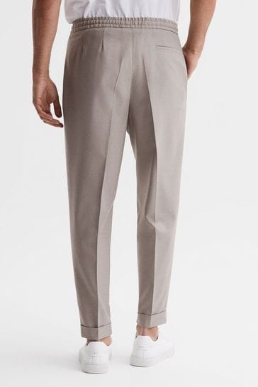 KILO LOOSE-FIT DRAWSTRING TROUSERS IN SAND