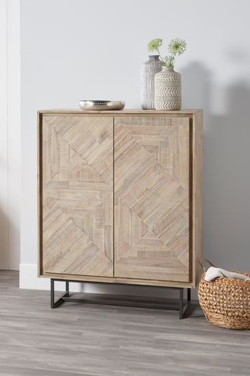 Scandi shop drinks cabinet