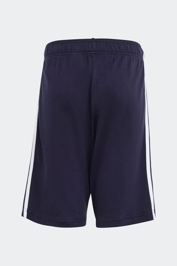 Buy adidas Blue Sportswear Essentials 3 Stripes Knit Shorts from Next Bahrain