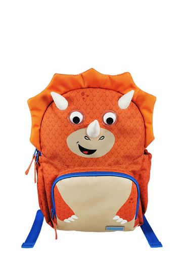 Playzeez Orange Terry the Triceratops Backpack