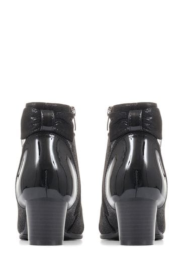 Buy Pavers Wider Fitting Black Ankle Boots from Next Luxembourg
