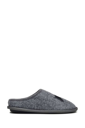 Radley London Grey Super Cosy Mule Slippers