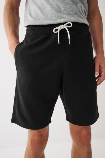 Buy Black Soft Fabric Jersey Shorts from Next Luxembourg
