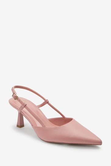 Pink sling back shoes uk top