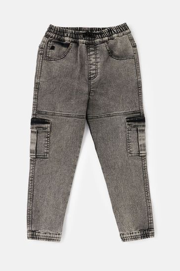 Super soft denim joggers cheap