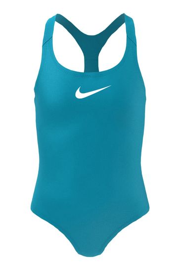 Nike Aqua Blue Essential Racerback Swimsuit