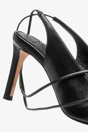 Leather sales point sandals