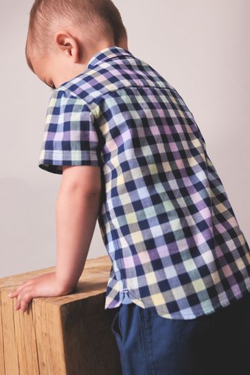 Baby boy shop gingham shirt