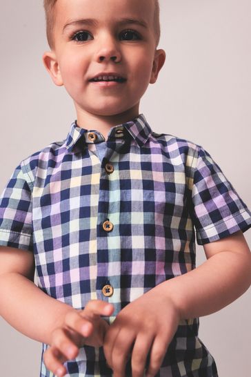 Baby boy gingham shirt 2025