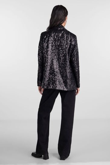 Next black sequin jacket outlet