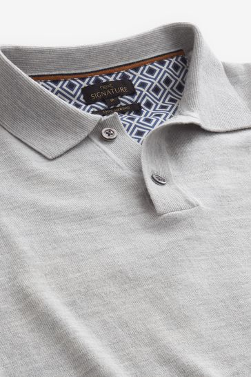 Next merino wool new arrivals polo