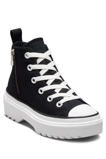 Black glitter converse junior hot sale