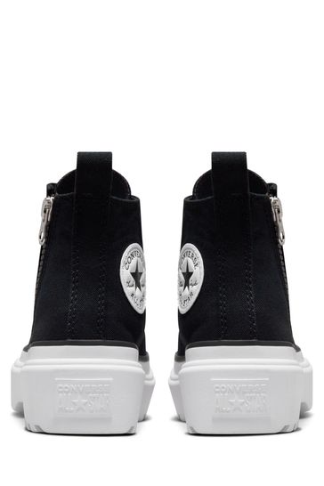 Converse black new arrivals glitter trainers