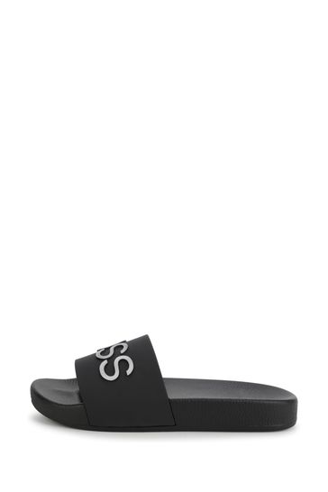 Hugo boss clearance gold sliders
