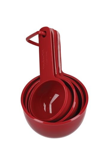 KitchenAid Set of 4 Empire Red Measuring Cups