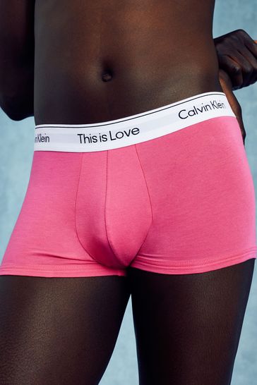 Calvin Klein Pink Pride Trunks