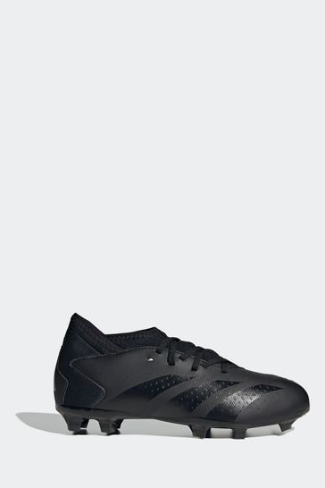 adidas Black Kids Predator Accuracy.3 Firm Ground Football Boots