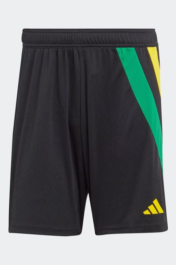 Mens black store adidas football shorts