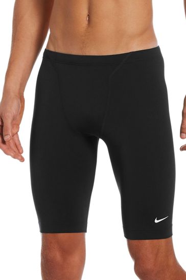 Buy Nike Black Hydrastrong Jammer Performance Swim Shorts from