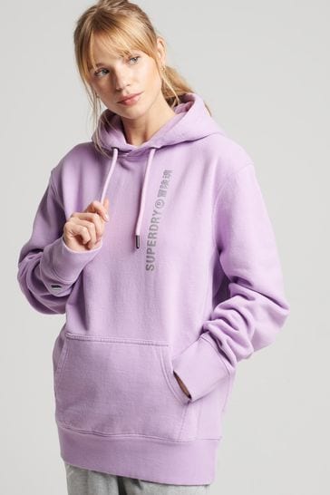 Purple hot sale superdry hoodie