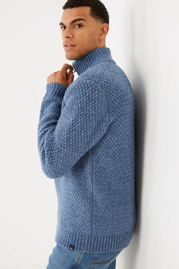 Half deals neck jumper