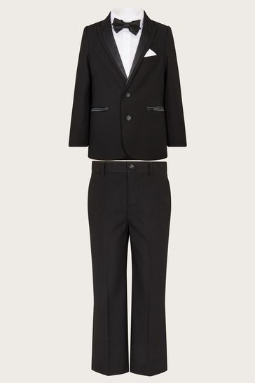 Buy Monsoon Benjamin Tuxedo Black Suit Set from the Laura Ashley