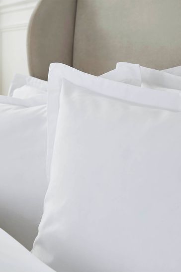 White continental pillowcase sale
