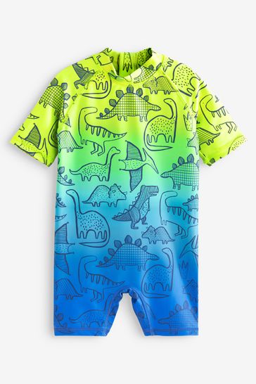 Buy Dip Dye Dinosaur Sunsafe All In One Swimsuit 3mths 7yrs from Next Denmark