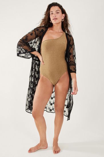 Accessorize Black Lace Cover Up