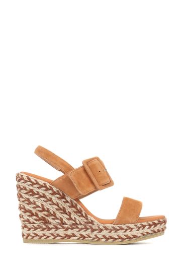 Buy Jones Bootmaker Amerie Tan Brown Wedge Sandals from Next Hungary