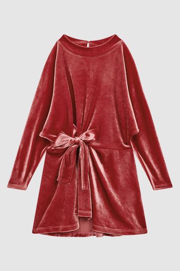 Junior velvet dress best sale