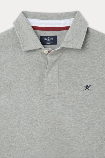 Buy Hackett London Mens Grey Rugby Shirt from Next Luxembourg