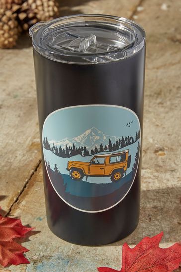 FatFace Blue Land Rover Travel Mug