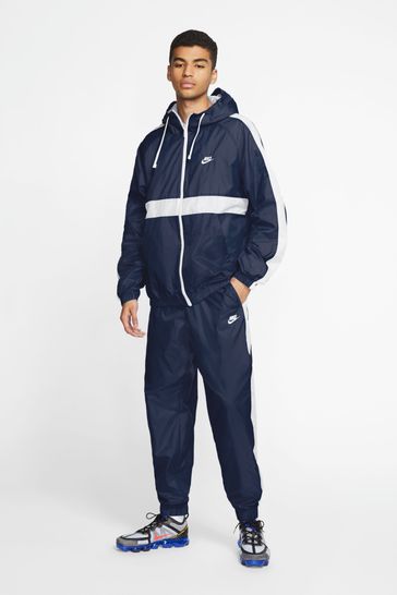 Nike Blue Sportswear Hooded Woven Tracksuit