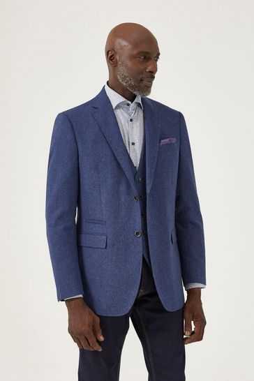Skopes Ruthin Blue Tailored Fit Jacket