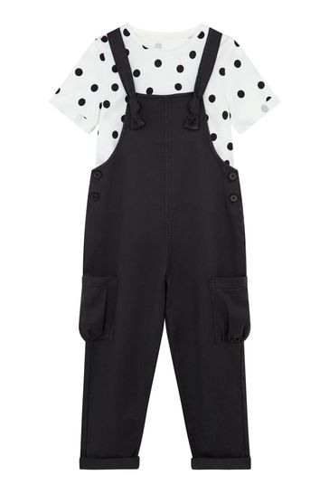 F&f black shop jumpsuit